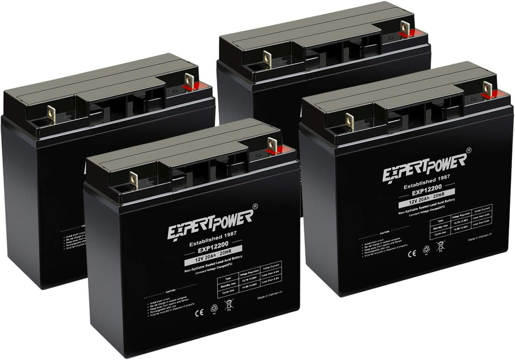 (4 Pack) 12 Volt 20 Ah Rechargeable Battery L5750