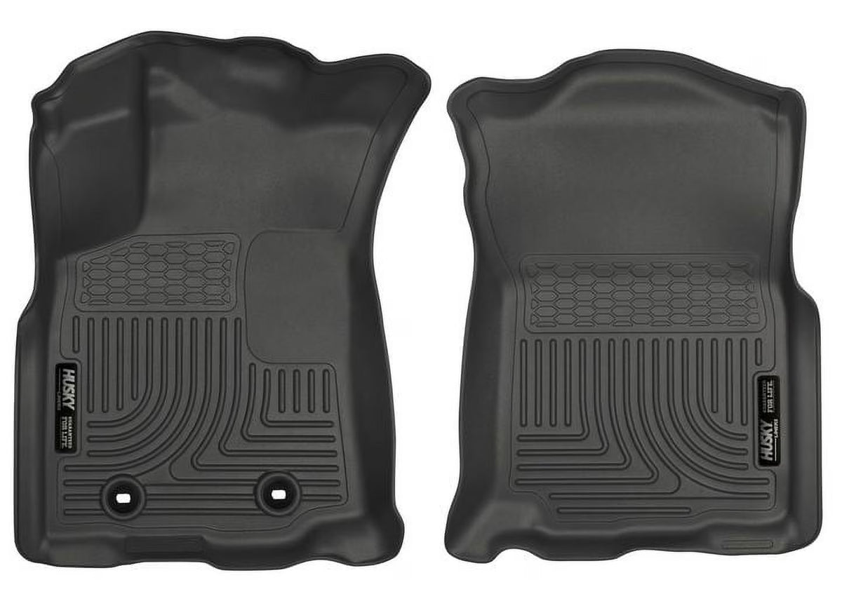 Black Front Row Floor Liners for 2016-2017 Toyota Tacoma G176333