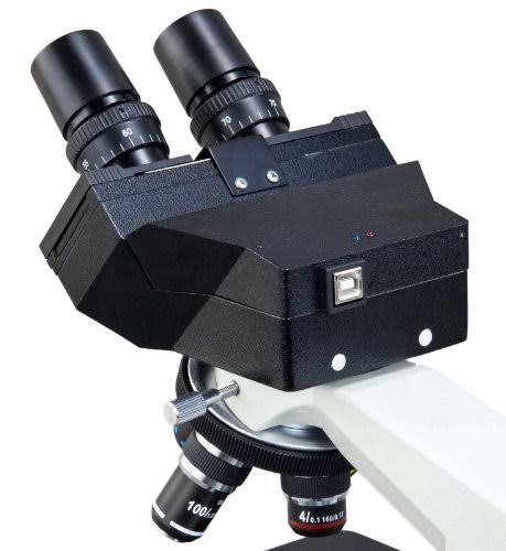 40X-2000X Digital Darkfield Binocular Compound Microscope with 3.0MP USB Camera C288