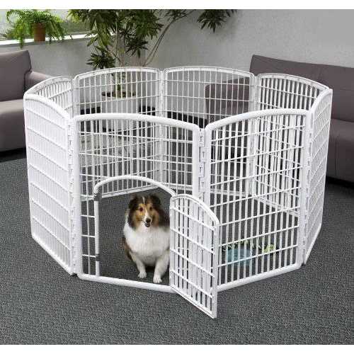 8-Panel Pet Playpen with Door A5487