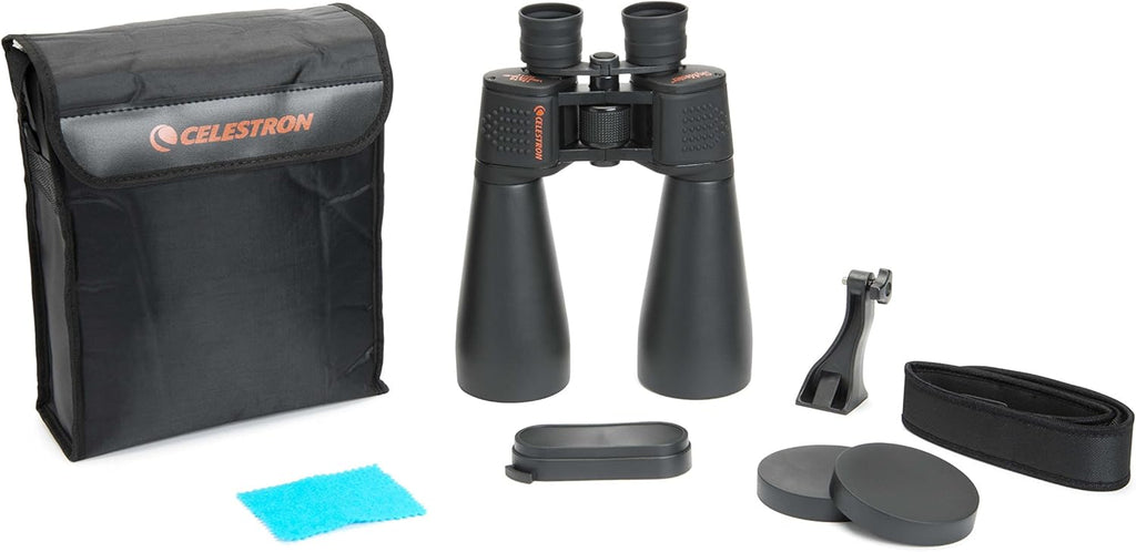 15x70 Astronomy Binoculars with Tripod Adapter and Case P809