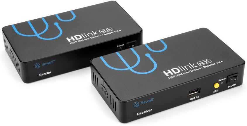 1x8 HDMI Splitter Over Cat5e/6, 160 ft D14594