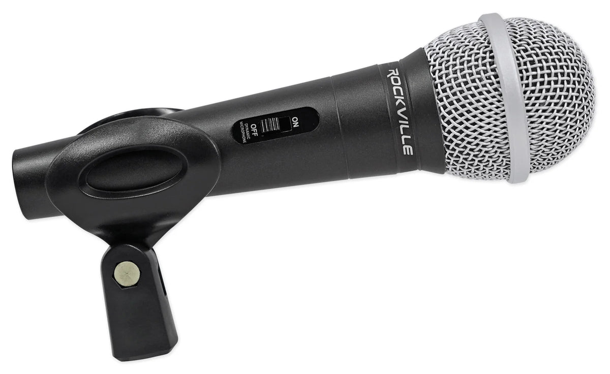 15" 1400w Powered PA Speaker with Tripod Stand and Mic J4552