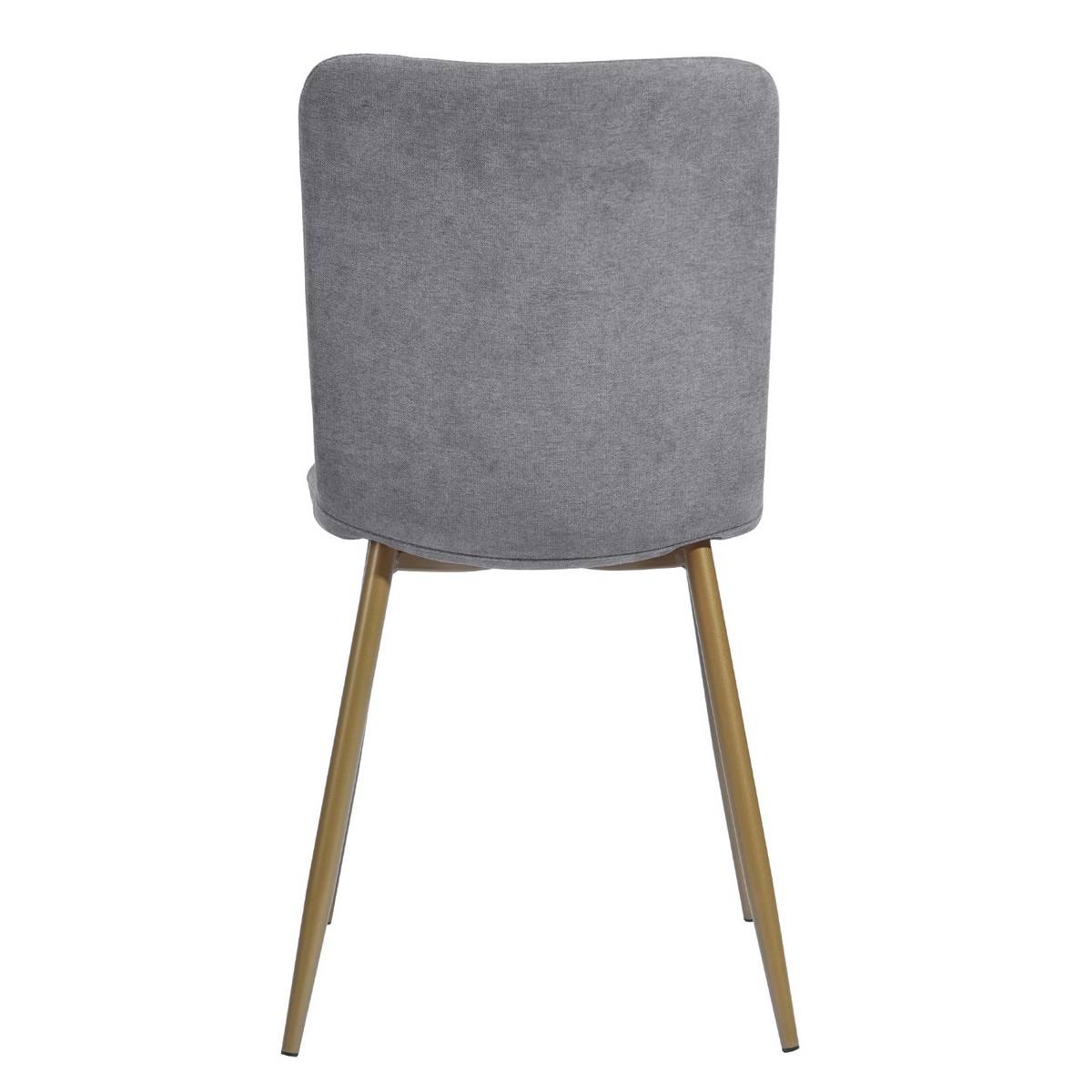 Dark Grey Upholstered Dining Chair (Set of 4) E57953