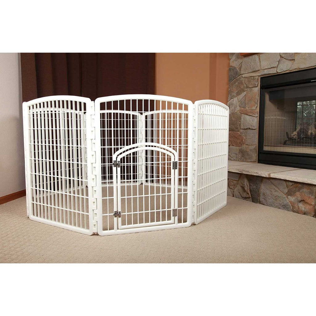 8-Panel Pet Playpen with Door A5487