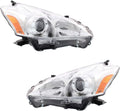 Halogen Headlight Assembly Pair for Toyota Prius V 2012-2014 L1540