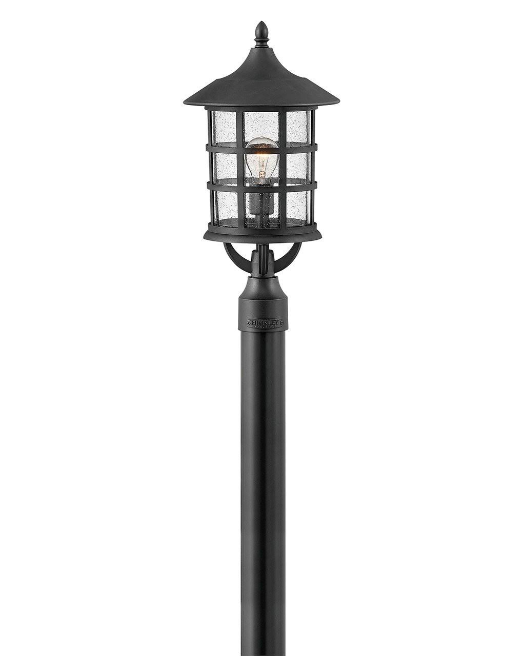 Textured Black Outdoor Post Mount L310