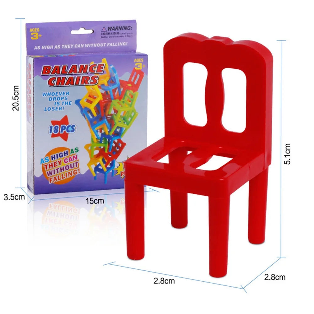 Balance Stacking Chairs Board Game L5575