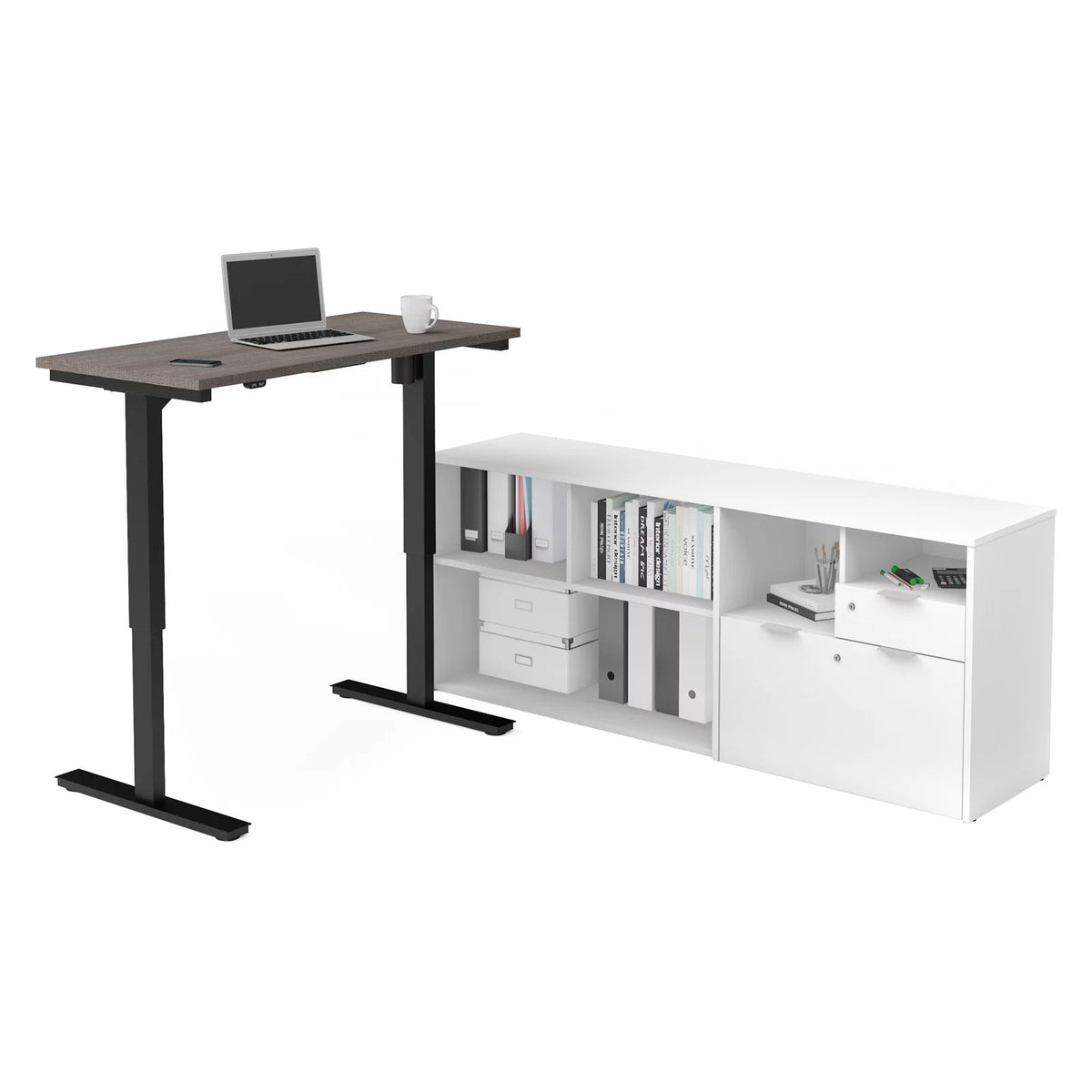 Height Adjustable L-Desk K830