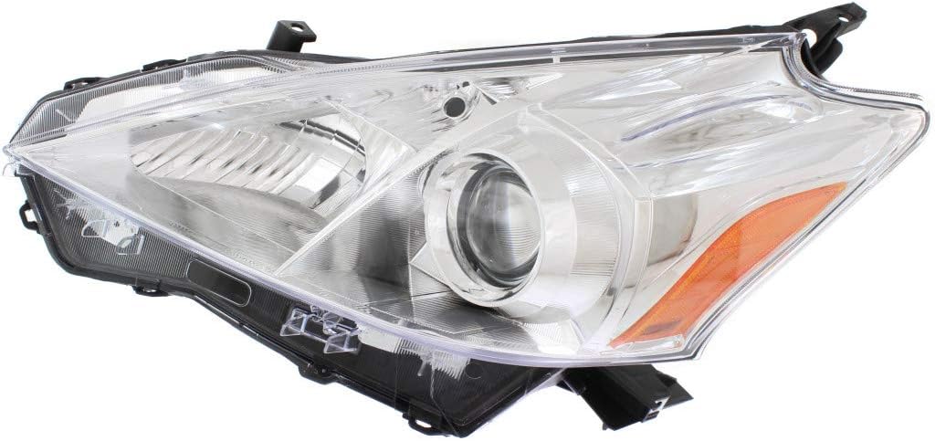 Halogen Headlight Assembly Pair for Toyota Prius V 2012-2014 L1540