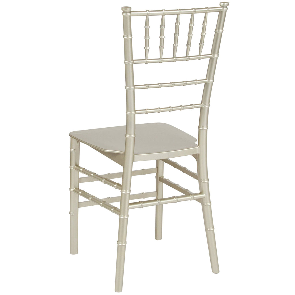 2 Pack Gold Resin Stacking Chiavari Chair B56807