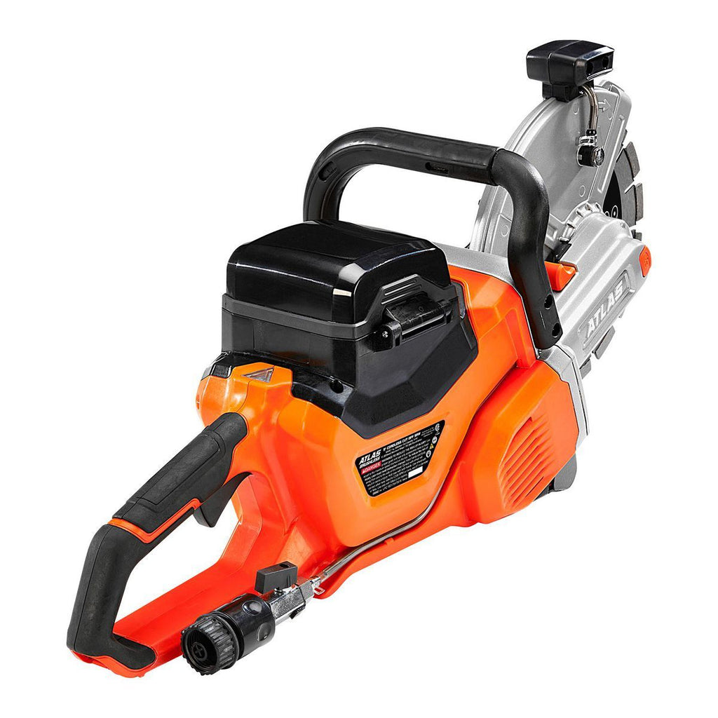 80V Brushless Cordless 9 in. Concrete Cut-Off Saw Kit with 4 Ah Battery and Charger W439