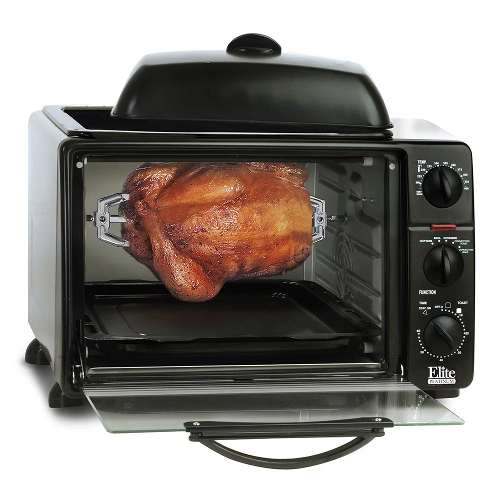 8-Multifunction Countertop Toaster Oven Broiler with Convection B6172