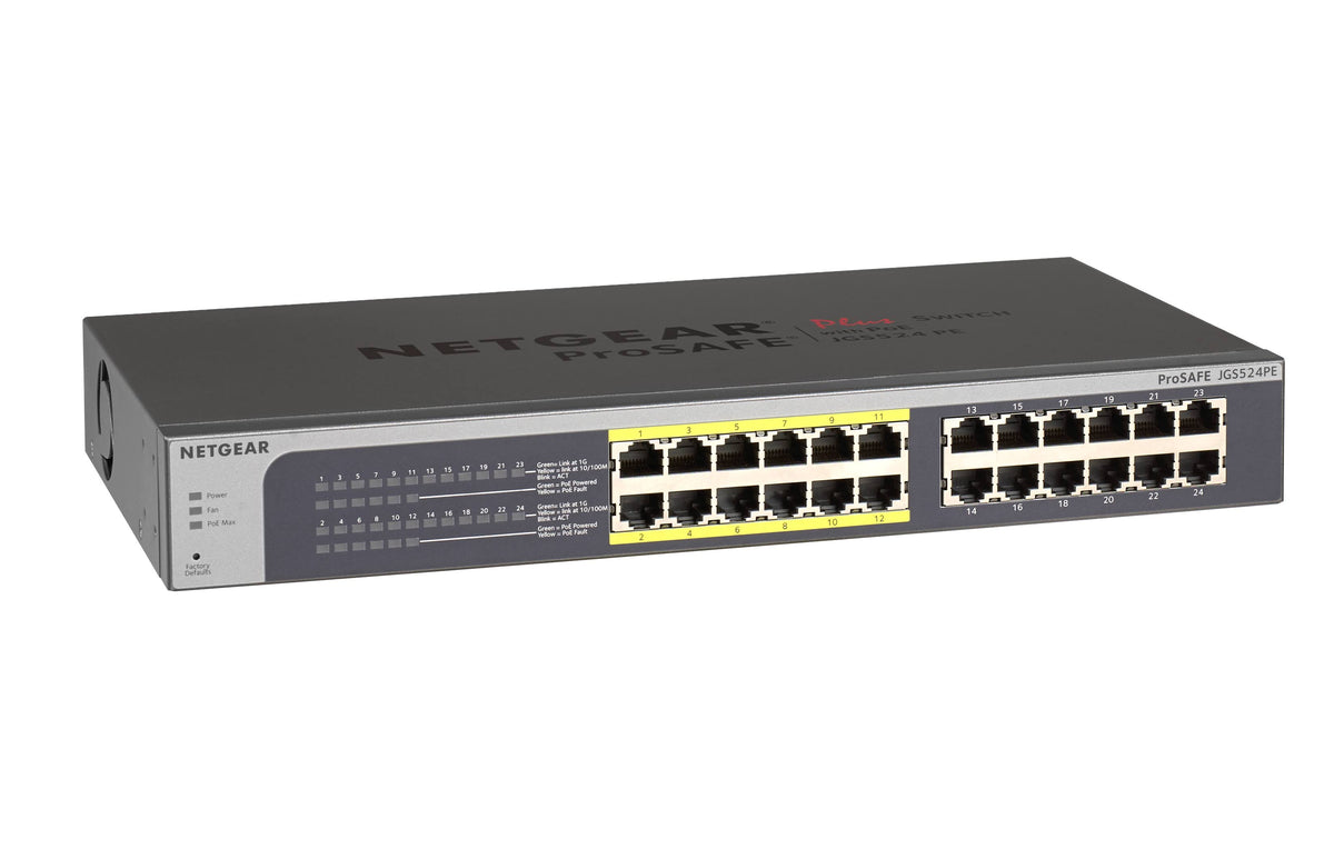 24-Port Gigabit PoE Plus Network Switch T495
