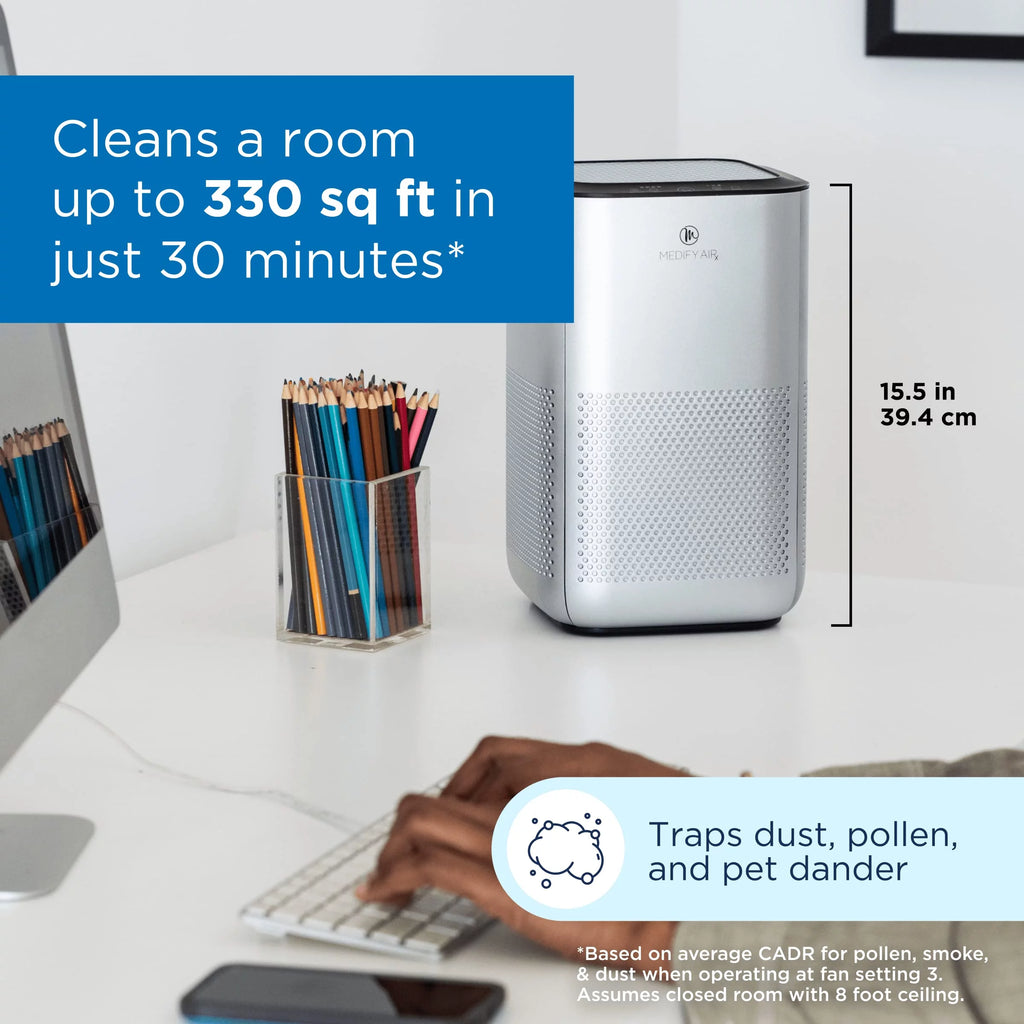 HEPA Air Purifier with Sleep Mode & Timer, 660 sq ft Coverage O335613