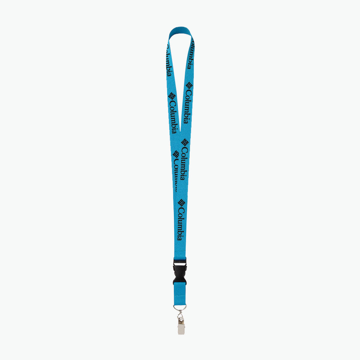 Polyester Lanyard with Buckle Release and Swivel Bulldog Clip Q8238