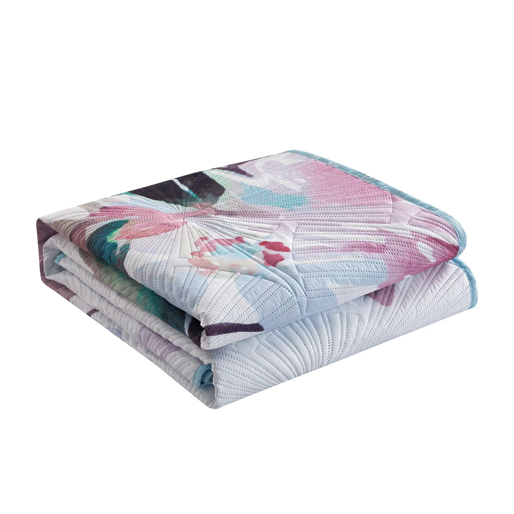 10-Piece Reversible Paisley Comforter Set King Red Q805395
