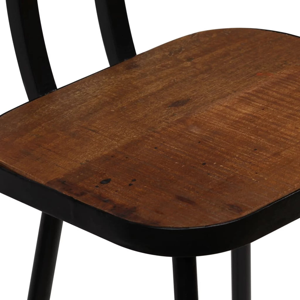 4 pcs Solid Reclaimed Wood Bar Stools R301265