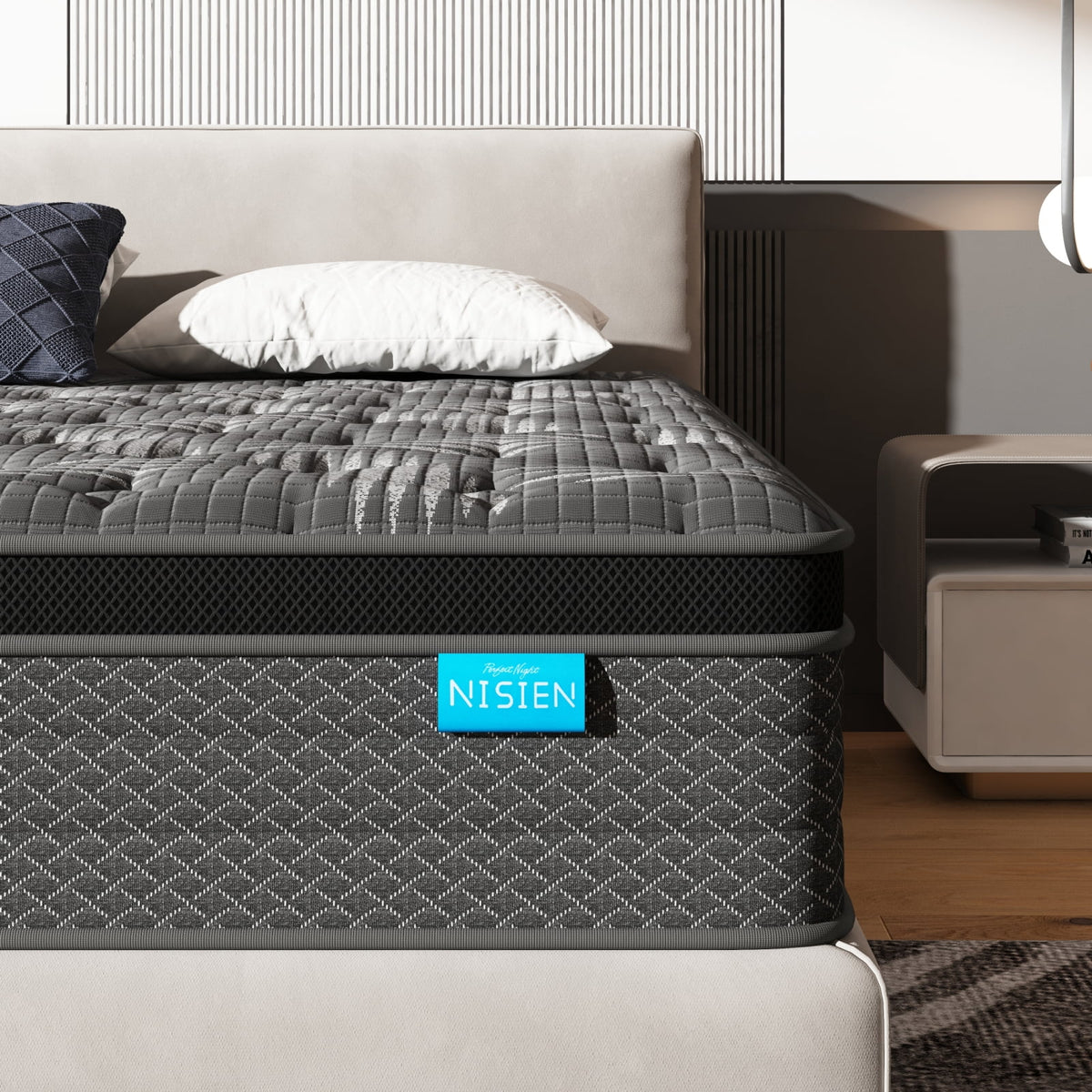 10" Memory Foam Pocket Spring Hybrid Mattress C1914