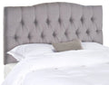 Tufted Headboard Arctic Grey King K611