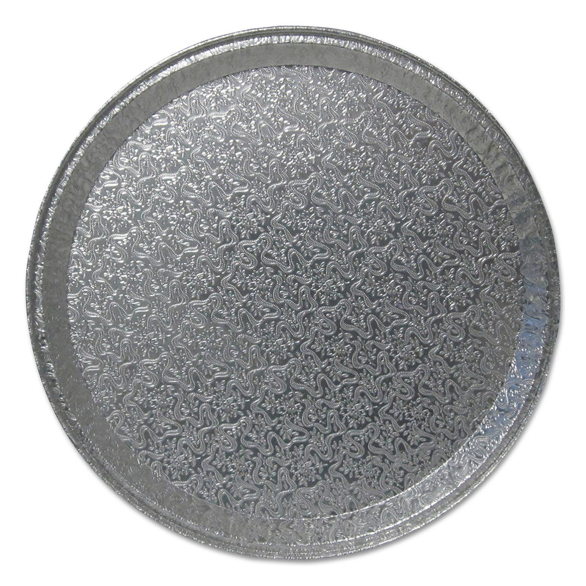 Disposable Aluminum Round Serving Tray, 12" Pack of 25 V518