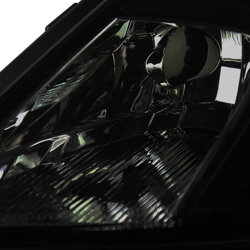 Black Smoke LED DRL Projector Headlights A95397