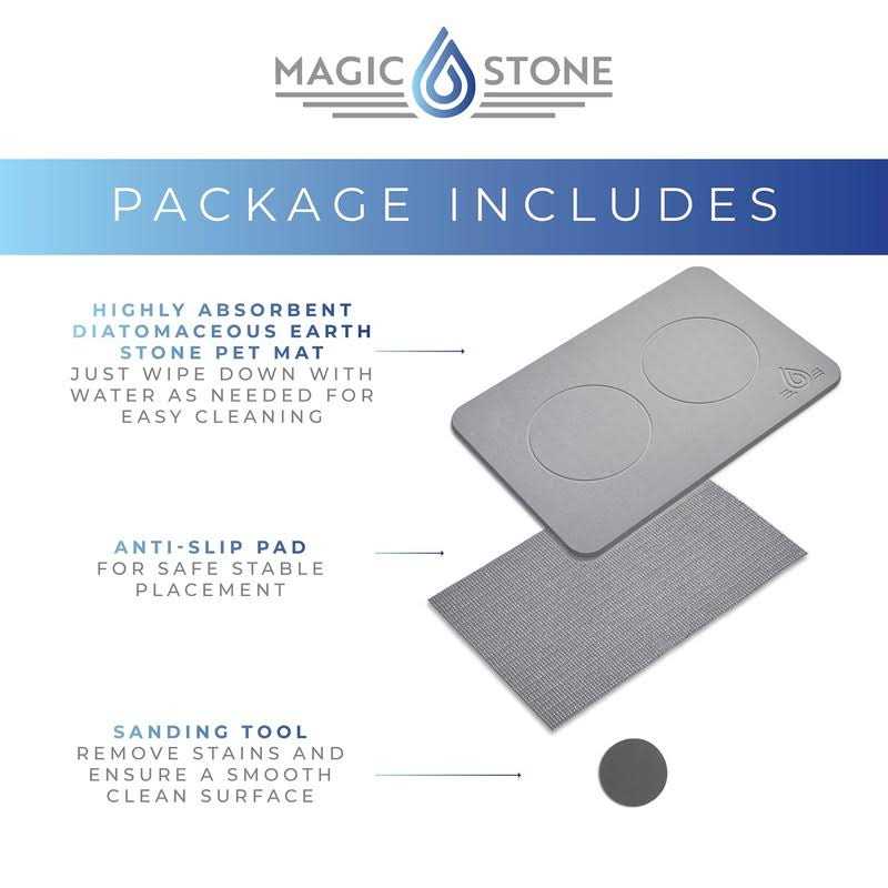 Natural Stone Quick Absorbent Pet Feeding Mat P1273