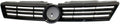 Textured Gray Plastic Grille Assembly with Black Molding M744