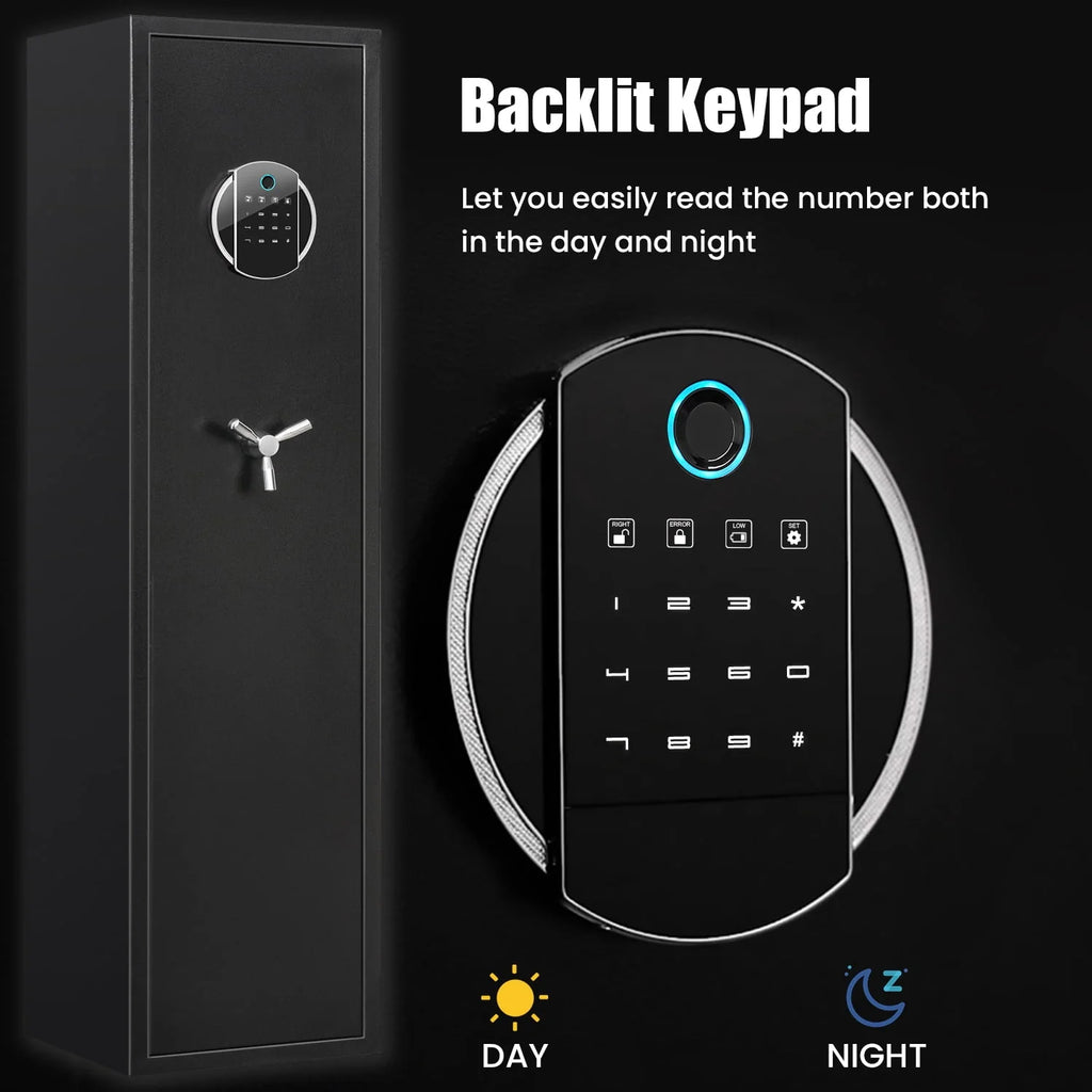 Biometric Fingerprint Long Gun Safe with Alarm System I686024