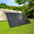 RV Awning Shade Screen with Zipper 8'X13'3'' Universal with Complete Kits M74381