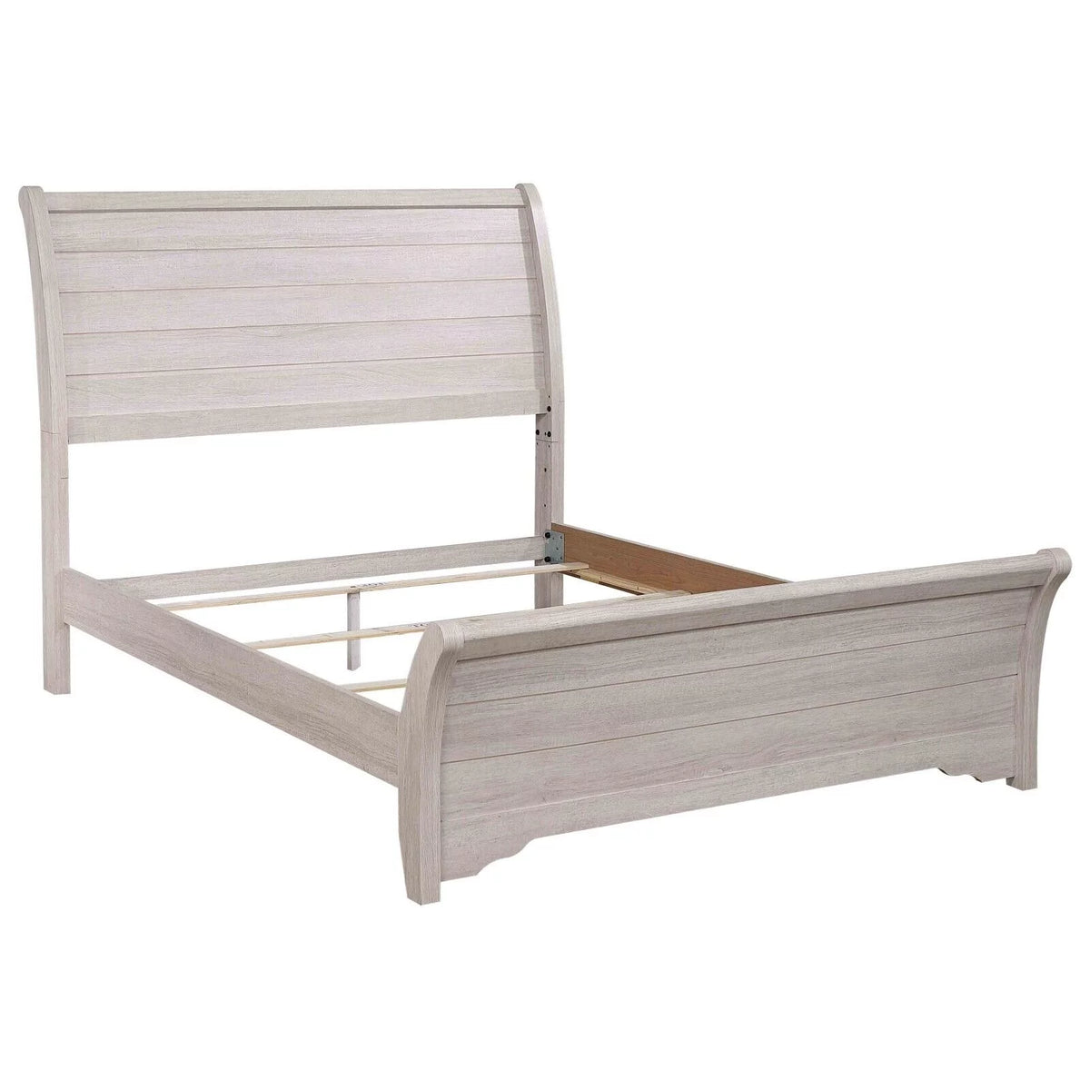 King Size Panel Bed Chalk Gray M42643