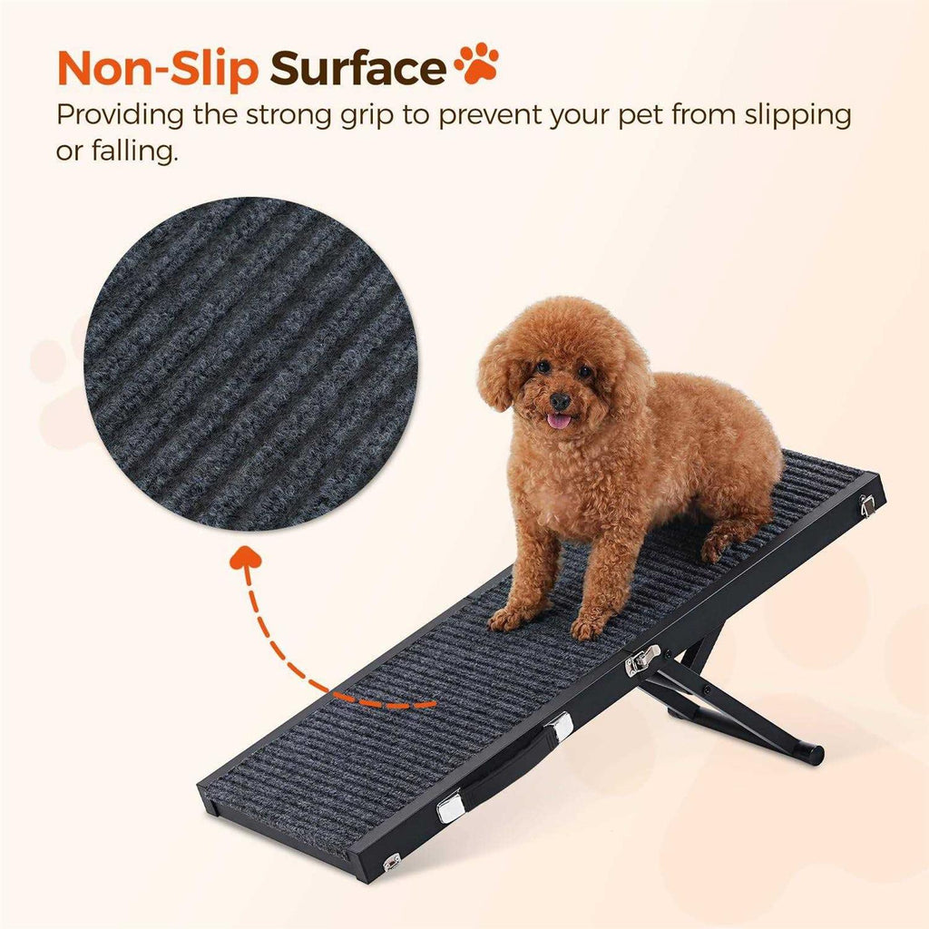 32'' Long Portable Pet Ramp with Non-Slip Rug Surface K280
