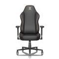 Black PU Leather Ergonomic Gaming Chair with Lumbar Support H6199