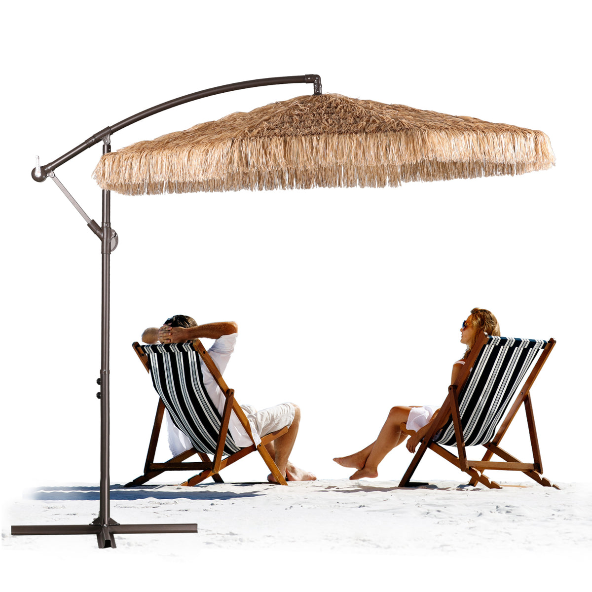 9 FT Thatch Tiki Umbrella O33472