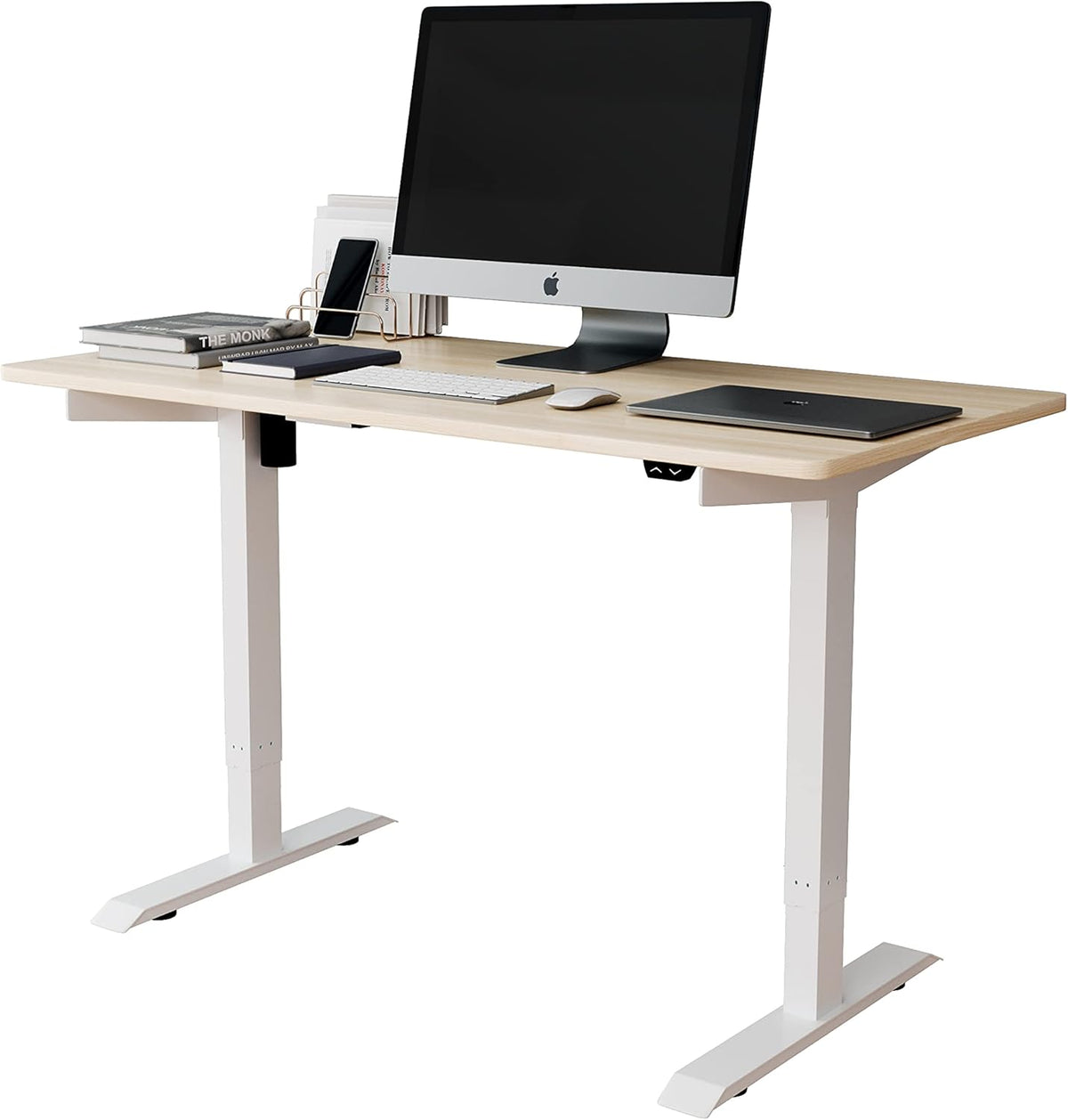 Oak Sit to Stand Desk L86924