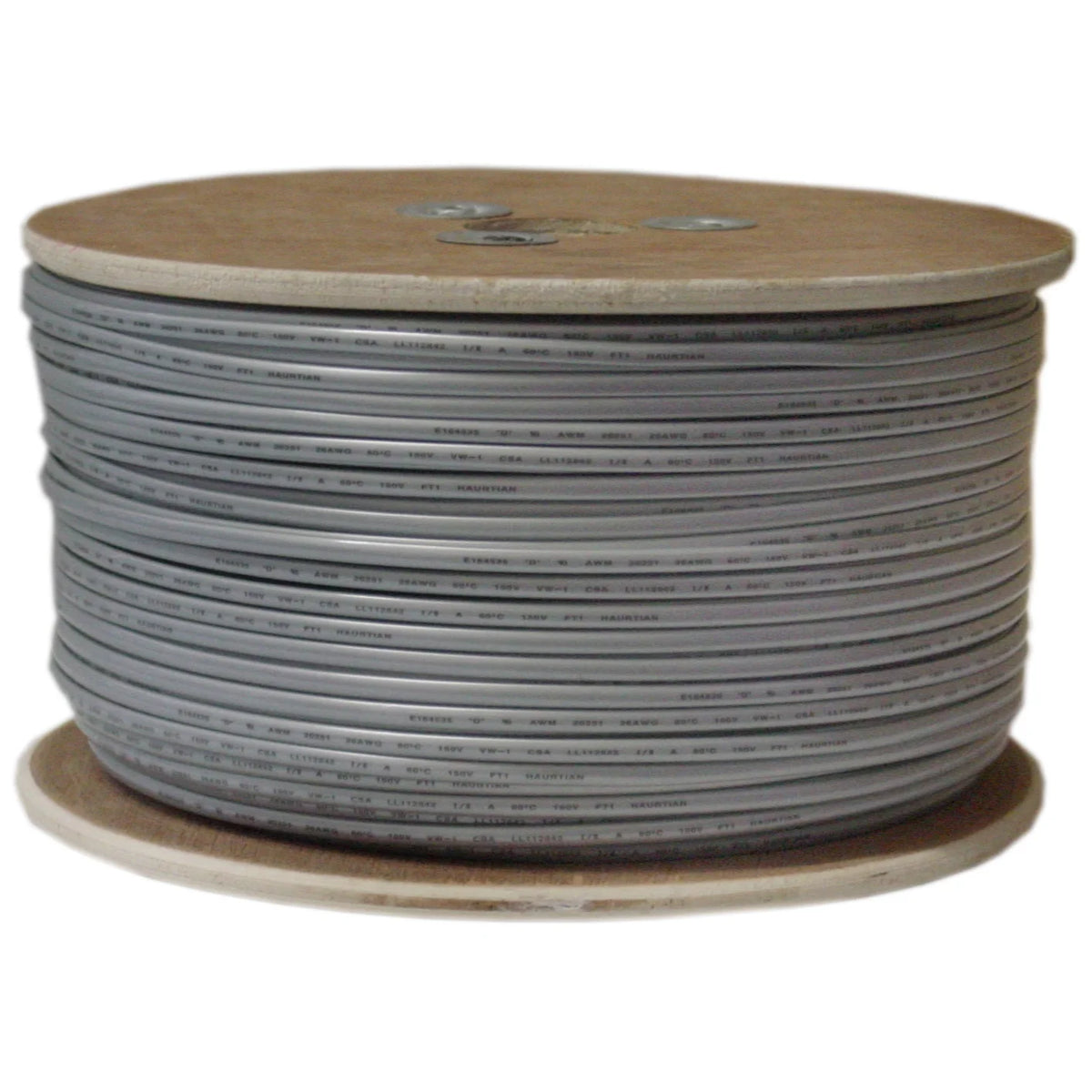 Silver Satin 28 AWG 6 Conductor Phone Cord 1000 Feet N7980