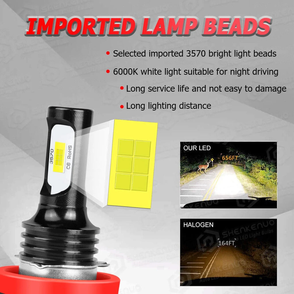 6x LED Headlights Hi/Low Beams + Fog Lights Combo Y927962