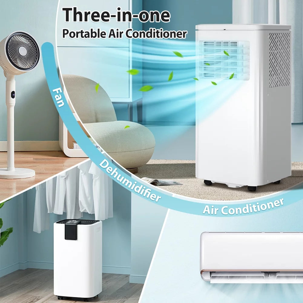Portable Air Conditioner 6000BTU Indoor AC Unit Dehumidifier H3994