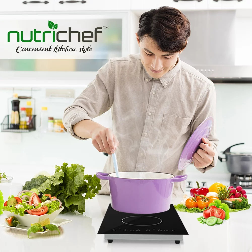 1800W Dual Induction Countertop Cooktop Burner Y182