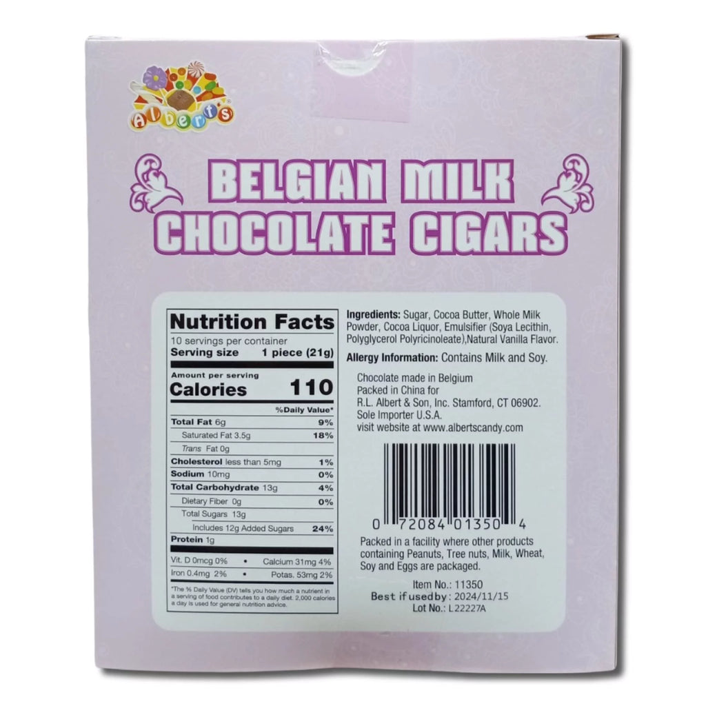 Belgian Milk Chocolate Celebration Sticks Box of 10 Pack of 2 R91861