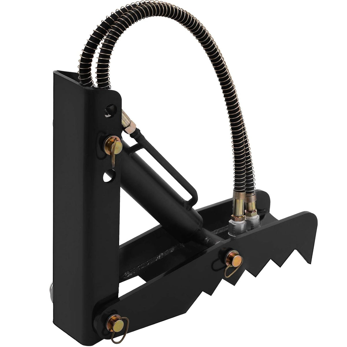 18 Hydraulic Backhoe Thumb, Black Steel Weld On Thumb with Hydraulic Cylinder X253262