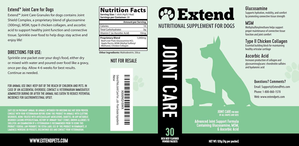 Glucosamine with MSM for Dogs, 2 Box X8693