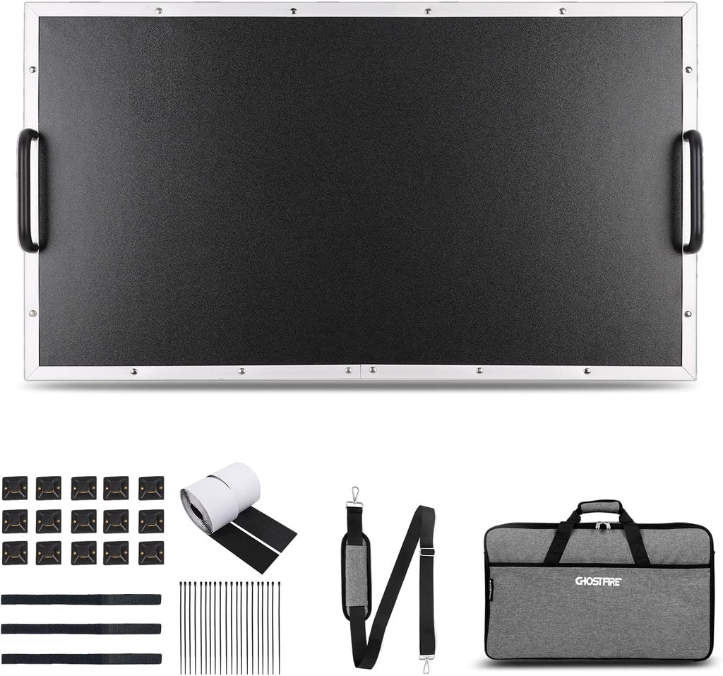 Aluminum Alloy Effect Pedalboard with Carry Bag M802774