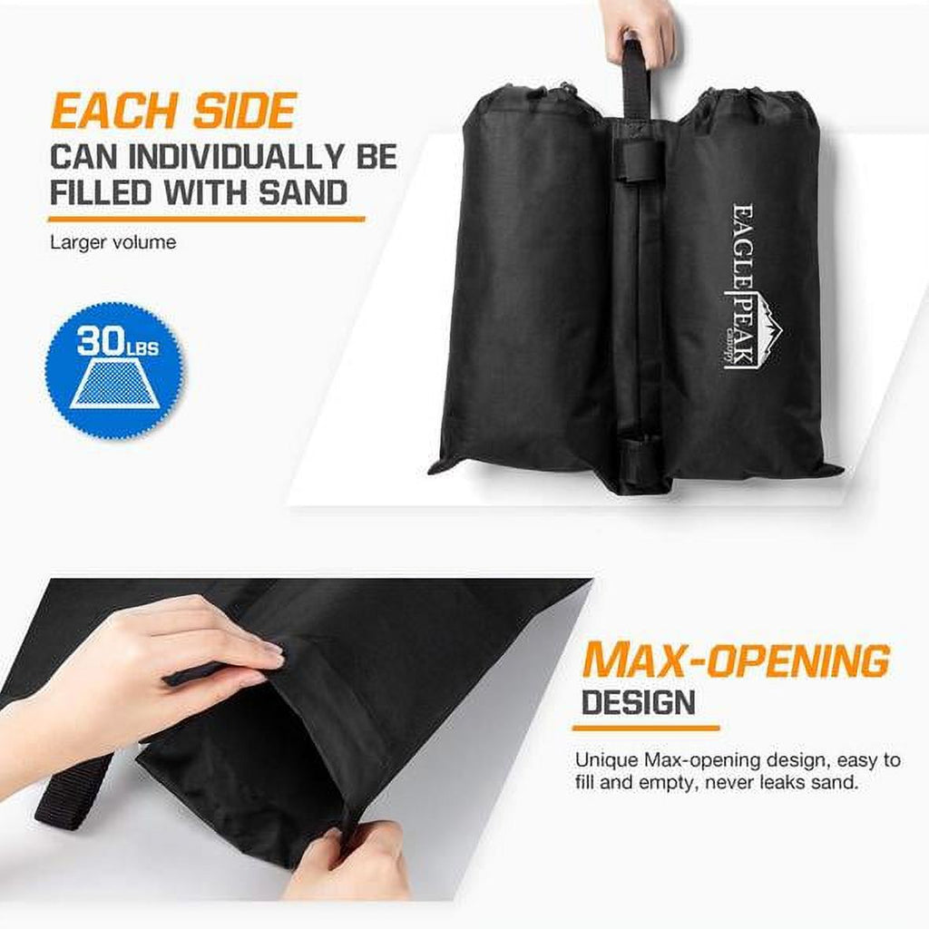 Black Sand-Fill Weight Bag Set 4pcs Per Pack G6446