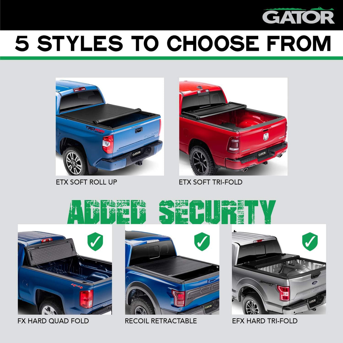 Hard Tri-Fold Truck Bed Tonneau Cover S2055