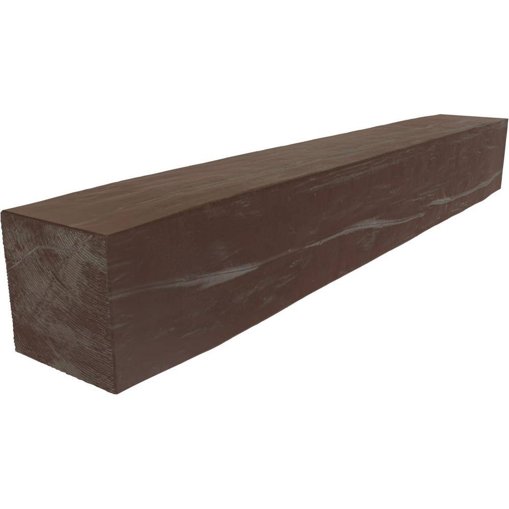Aged Pecan Faux Wood Fireplace Mantel T909