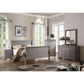 Antique Gray Eastern King 5pcs Bedroom Set C526