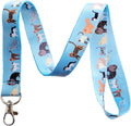Cat Parade Lanyard Key Chain Id Badge Holder E38175