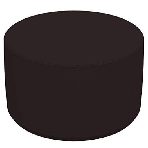 Black Round Ottoman E965436