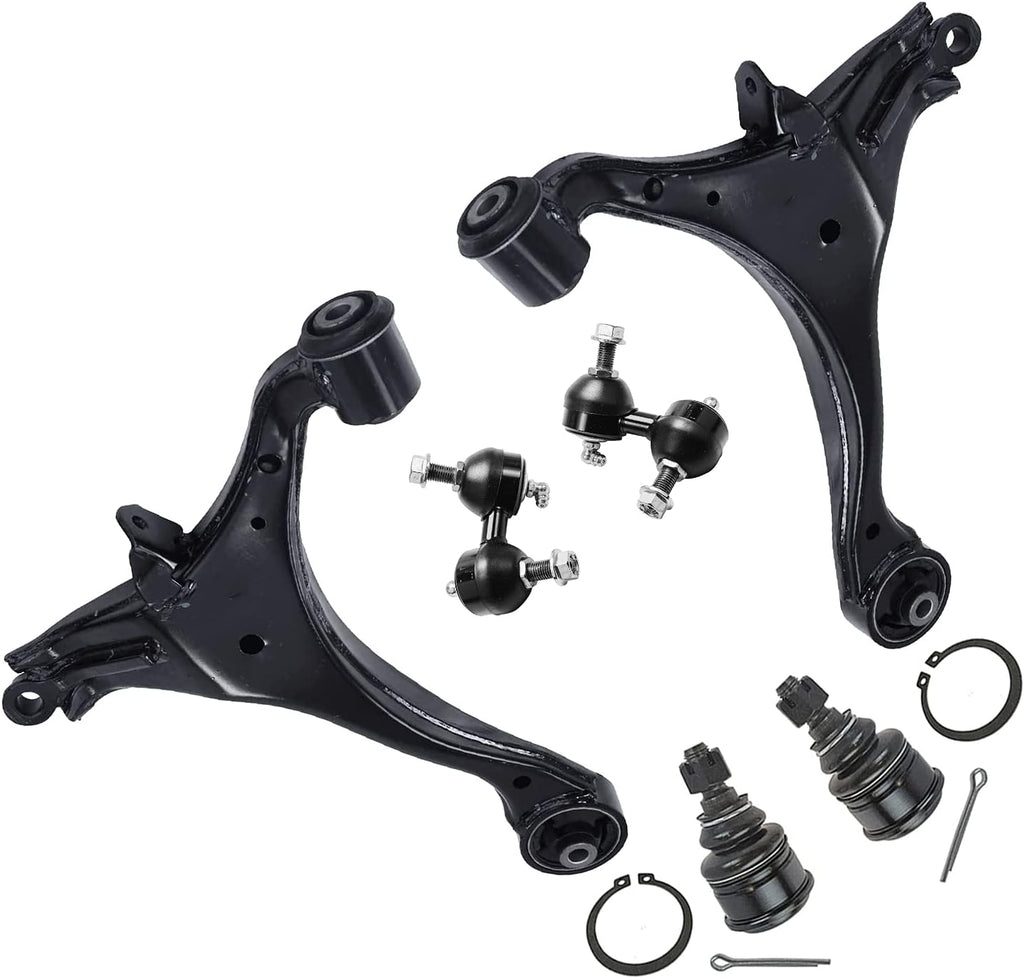 Front Lower Control Arms + Sway Bars 6pc Set L33989